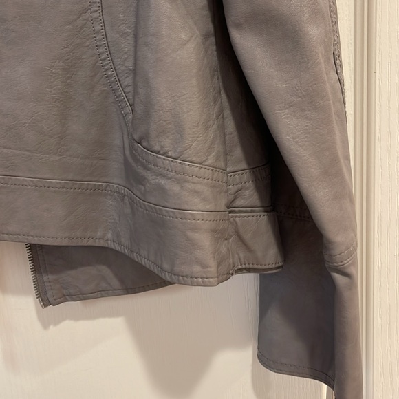 Apt 9 Moto Jacket grey size x-large - Picture 9 of 10